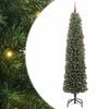 vidaXL Artificial Christmas Tree with 300 LEDs with Stand Green 210 cm