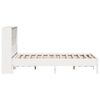vidaXL Bookcase Bed without Mattress White 140x200 cm Solid Wood Pine
