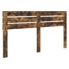 vidaXL Headboard Smoked Oak 200 cm Engineered wood