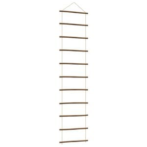 vidaXL Wall Decoration Ladder-Shaped 50x200 cm Natural Branch