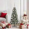 vidaXL Artificial Christmas Tree with 150 LEDs Green 55 x 55 x 120 cm