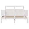 vidaXL Bed Frame with Headboard without Mattress White 135x190 cm Double
