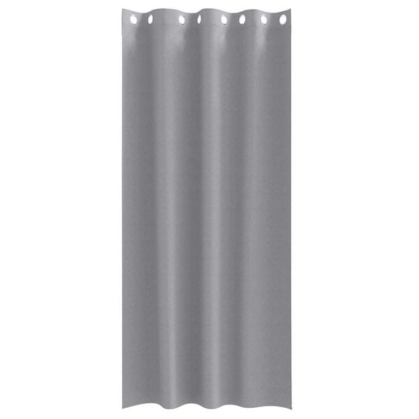 vidaXL Blackout Curtains with Rings 2 pcs Light Grey 260 x 140 cm