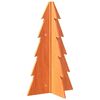 vidaXL Wooden Christmas Tree for Decoration Wax Brown 69.5 cm