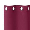 vidaXL Blackout Curtains with Rings 2 pcs Wine Red 260 x 140 cm