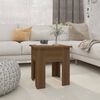 vidaXL Coffee Table Brown Oak 40x40x42 cm Engineered Wood