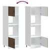 vidaXL Oven Cabinets 2 pcs Porto Brown Oak Engineered Wood