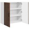 vidaXL Kitchen Cabinet with Storage Kalmar Brown Oak 80 x 31 x 80 cm