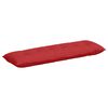 vidaXL Back Pillow Red 160 x 19 x 50 cm Fabric