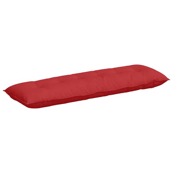 vidaXL Back Pillow Red 160 x 19 x 50 cm Fabric