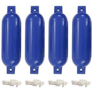 vidaXL Boat bumpers 3.45 kg 51 x 14 cm Blue PVC