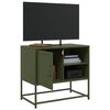 vidaXL TV Cabinet Olive Green 68x39x60.5 cm Steel