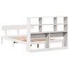 vidaXL Bookcase Bed without Mattress White 160x200 cm Solid Wood Pine