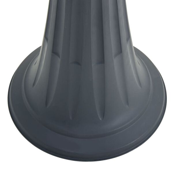 vidaXL Flower Bowl Grey &Oslash;50x114 cm