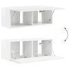 vidaXL TV Cabinet 8 pcs High Gloss White