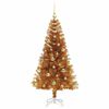 vidaXL Christmas Tree with 150 LEDs with Stand Gold 150 cm PET