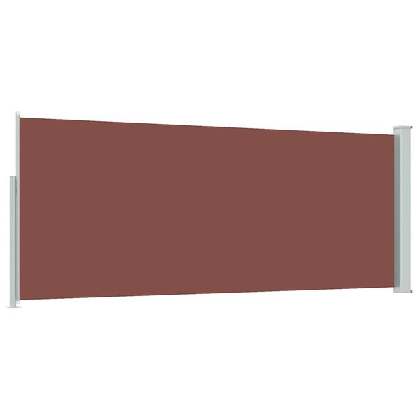 vidaXL Retractable Side Awning 120 x 300 cm Brown