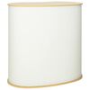 vidaXL Trade Show Counter Light Brown and White 90 x 48 x 93 cm