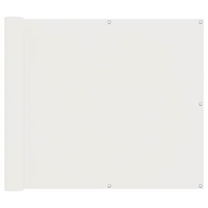 vidaXL Balcony Screen White 100 x 300 cm Oxford Fabric