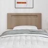 vidaXL LED Headboard Cappuccino 90 cm Faux Leather