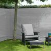 Nature Garden Sight Break Fencing PE 1.2x5m Grey