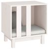 vidaXL Dog House White 50x40x52 cm Solid Wood Pine