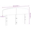 vidaXL Headboard 160 cm Solid Wood Pine