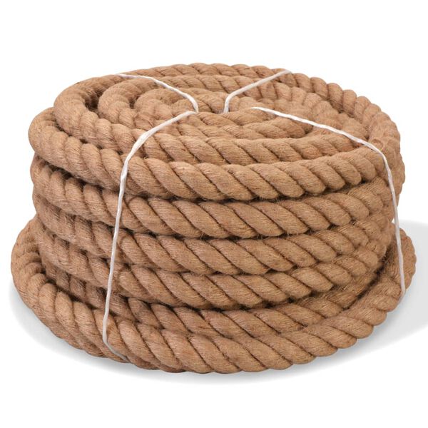 vidaXL Rope 100% Jute 30 mm 50 m