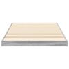 vidaXL Floor Bed Frame Grey Sonoma 86.5 x 190 cm Engineered Wood