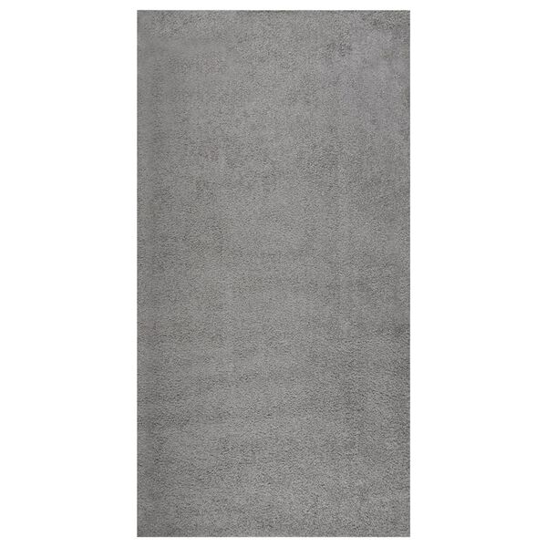 vidaXL Shaggy Rug High Pile Grey 80x150 cm