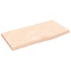 vidaXL Bathroom Countertop 60x30x2 cm Untreated Solid Wood