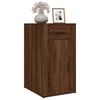 vidaXL Desk Cabinet Brown Oak 40x49x75 cm Engineered Wood
