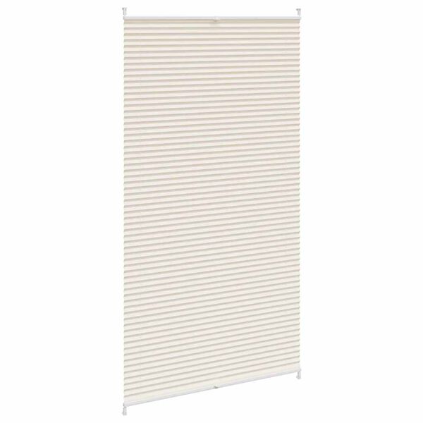vidaXL Plisse Blind 100x200cm Cream