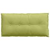 vidaXL Back Pillow Light Green 100 x 19 x 50 cm Fabric