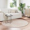 vidaXL Area Rugs Round PALMERAS Beige &Oslash; 200 CM Polyester