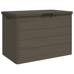 vidaXL Cushion Box | Brown | Polypropylene | Medium | Storage | Cushion Box