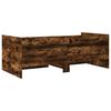 vidaXL Daybed with Drawers without Mattress Smoked Oak 90x200 cm