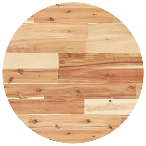 vidaXL Table Top Round &Oslash;50x2 cm Solid Wood Acacia