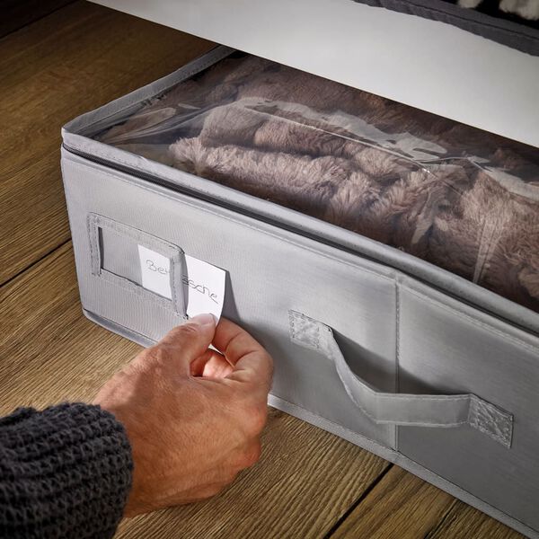 Leifheit Underbed Storage Box Small Grey 64x45x15 cm 80014