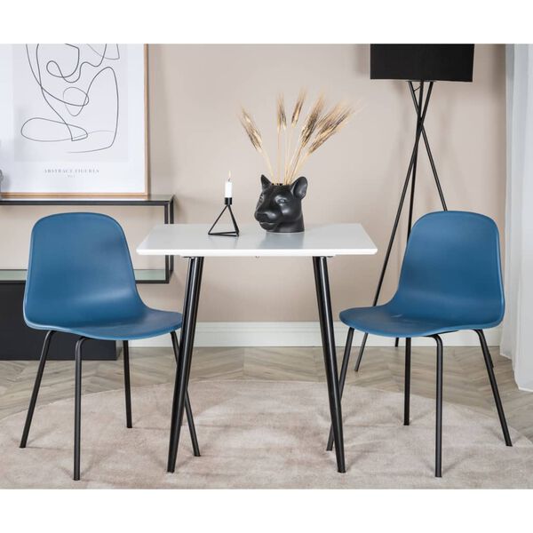 Venture Home Dining Chairs 2 pcs Arctic Plastic Black and Blue