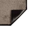 vidaXL Door Mat Beige 80 x 60 x 1.2 cm Teddy Fabric