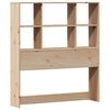 vidaXL Bookcase Bed without Mattress 90x190cm Single Solid Wood Pine