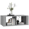 vidaXL Coffee Table Grey Sonoma 100x50x36 cm Engineered Wood
