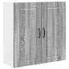 vidaXL Wall Cabinet PORTO Grey Sonoma 80 x 31 x 80 cm Engineered Wood