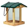 dobar Bird Feeder with Silo Wood Natural and Green