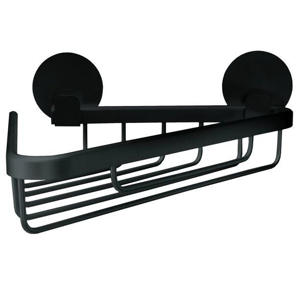 Kleine Wolke Shower Rack Triangular Rocco Black