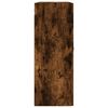 vidaXL Wall Mounted Cabinet Smoked Oak 69.5x34x90 cm