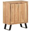 vidaXL Sideboard 60x36x76 cm Solid Acacia Wood with Live Edges