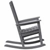 vidaXL Rocking Chair 2 pcs Light Grey 92 x 70 x 108 cm Polyethylene
