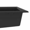vidaXL Kitchen Sink Black 79 x 50 x 31 cm Granite